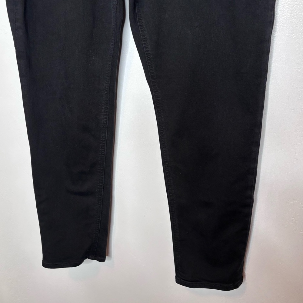 Rag & Bone Women’s Dre Low Rise Boyfriend No Fade Black 5 Pocket Jeans Size 32 - Picture 4 of 11